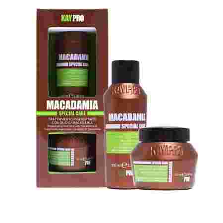Набор KayPro Macadamia восстанавливающий с маслом макадамии (шампунь 100 мл + маска 100 мл) 