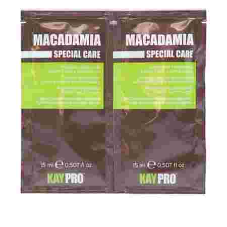 Набор KayPro Macadamia восстанавливающий с маслом макадамии (шампунь 15 мл + маска 15 мл) 