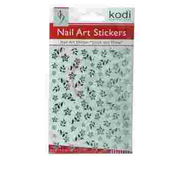 Наклейки для ногтей KODI Nail Art Stickers Silver 044SP