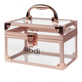 Кейс KODI № 12 (прозрачный рамка розовое золото)