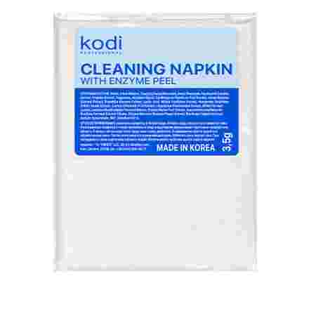 Салфетки безворсовые с энзимным пилингом KODI Cleaning napkin with enzyme peel 35 г