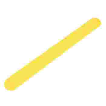Основание пластиковое KODI №186 прямой формы желтое 178/19 мм
