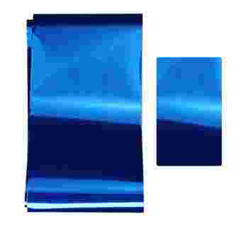 Фольга для литья и кракелюра KOMILFO (Синяя глянцевая)