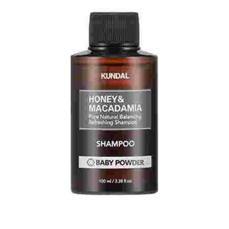 Шампунь Kundal Honey & Macadamia Nature Shampoo Baby Powder 100 мл