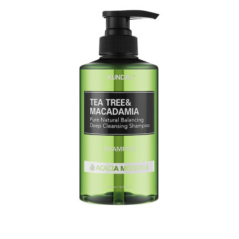 Шампунь Kundal Tea Tree & Macadamia Deep Cleansing Shampoo Acacia Moringa 500 мл 
