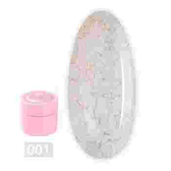 Блесточки для ногтей LunaMoon Bubble Gel 5 мл (01)