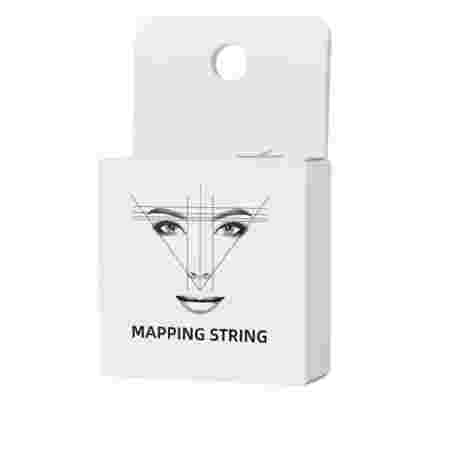 Нить окрашена для разметки бровей Mapping String 10 метров (Белая)