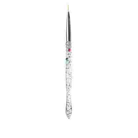 Кисточка mArt Liner10 мм прозрачная ручка и конфетти