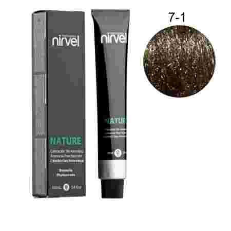 Краска для волос без аммиака Nirvel Nature 7-1 100 мл