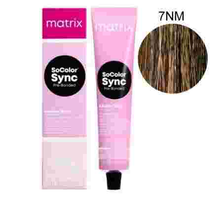 Краска для волос без аммиака Matrix Color SYNC 7NM 90 г