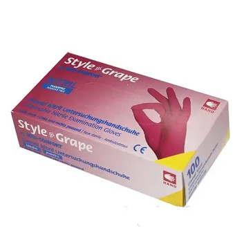 Перчатки нитрил неопудренные нестерильные MediOk Style Grape 100 шт (S)