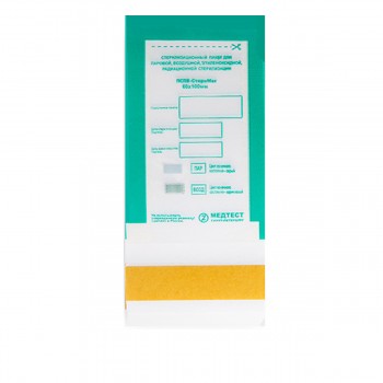 Пакеты самоклеющиеся для стерелизации (прозрачные) Медтест ПСПВ-СтериМаг 60*100 100 шт