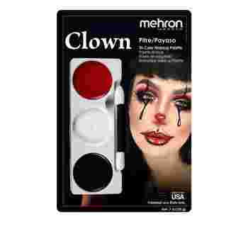 Набор кремового грима MEHRON для образа "Клоун" 20 г