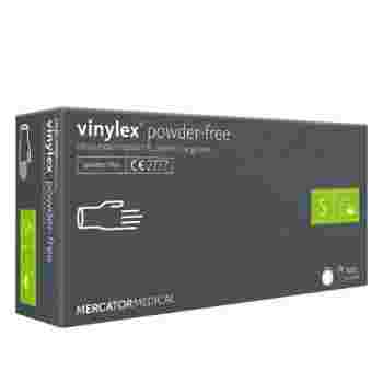 Виниловые перчатки без пудры нестерильные защитные Vinylex Powder Free 100 шт (S)