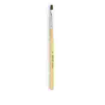 Кисть для акрила Mileo Professional плоская деревянная ручка (№6)
