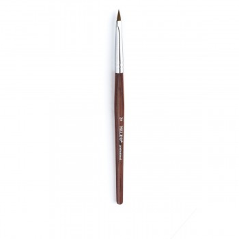 Кисть для акрила Mileo Professional круглая деревянная ручка (№2)