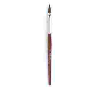 Кисть для акрила Mileo Professional круглая деревянная ручка (№6)