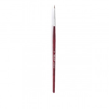 Кисть для росписи Mileo Professional тонкая красная ручка (№1)