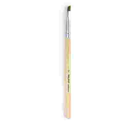 Кисть для геля Mileo Professional скошенная деревянная ручка (№5)