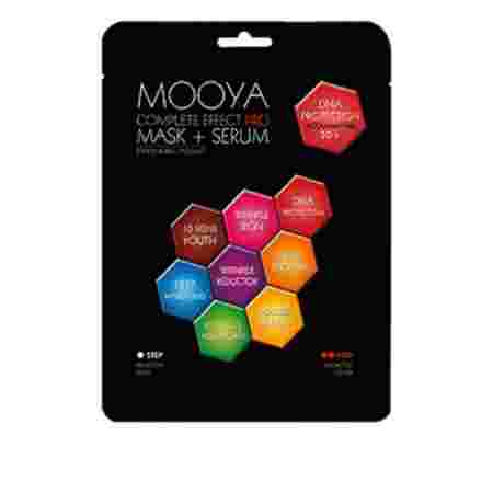 Маска MOOYA Mask+Serum Complete effect pro защита ДНК 30+ 