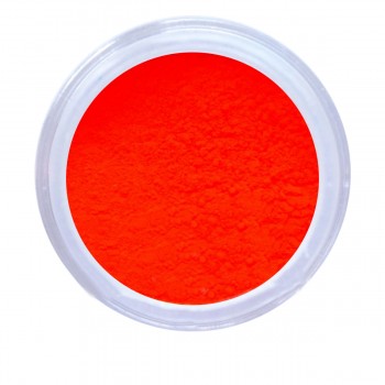 Пигмент цветной NailApex в банке неон оранжевый
