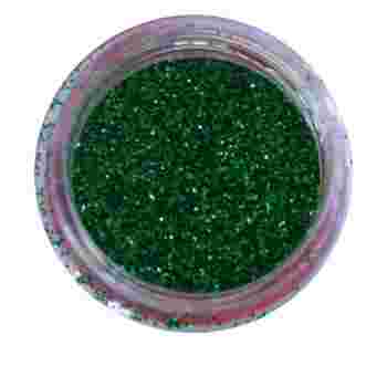 Песок в баночке NailApex 5 г зеленый