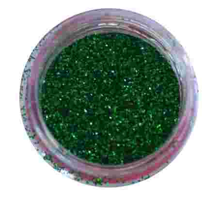 Песок в баночке NailApex 5 г зеленый