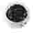 Черный декор NailApex 230 квадрат маленький глянцевый
