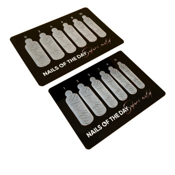Молди силиконовые для верхних форм NailSofTheDay Mold Safari (12 размеров в пакете) (Непревзойденная зебра)