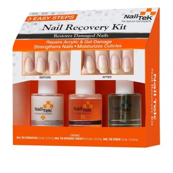 Набор Nail Tek Restore Damaged Nails Kit 3*15 мл
