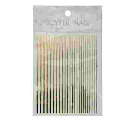 Лента гибкая для ногтей Nail sticker (Линии золото)