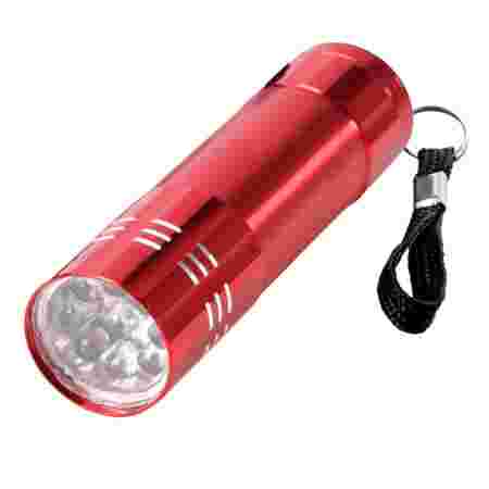 Лампа фонарик UV/LED для гель лака (Красная)