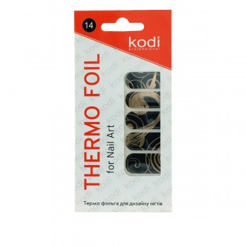Термо-фольга для дизайна ногтей KODI 14