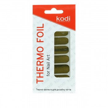 Термо-фольга для дизайна ногтей KODI Золото