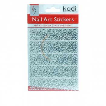 Наклейки для ногтей KODI Nail Art Stickers Silver 003BP