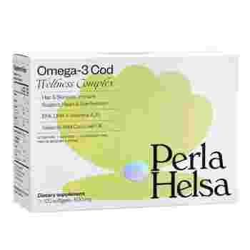 Омега-3 из Трески Perla Helsa с витаминами А и D3 (120 капсул)