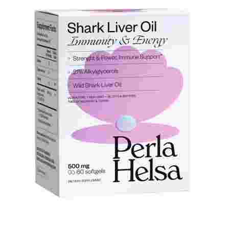 Акульий жир Perla Helsa с алкилглицеролами (60 капсул)