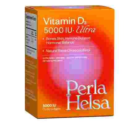 Витамин Д3 ULTRA 5000 IU Perla Helsa (60 капсул)