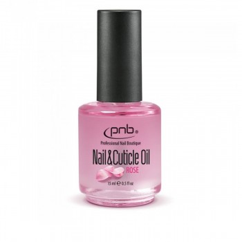 Масло PNB Nail & Cuticle Oil Rose для ногтей и кутикулы с розой 15 мл 
