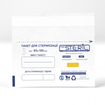 Пакеты самоклеющиеся для стерилизации (белые) Prosteril  60х100 100 шт 