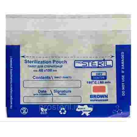 Пакеты самоклеящиеся для стерилизации (прозрачные) Prosteril 60х100 100 шт
