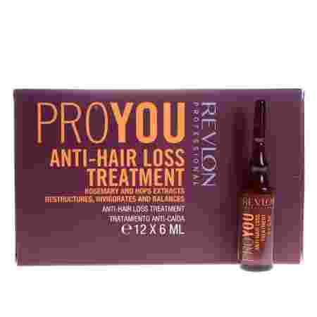 Средство против выпадения волос REVLON PROYOU Anti Hair Loss Tr 12*6 мл