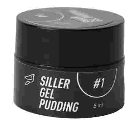 Гель-лак твердый Siller Gel Pudding 5 мл (01 Black)