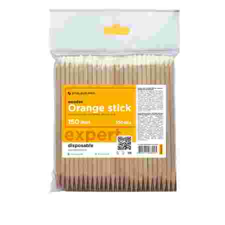 Апельсиновые палочки Сталекс PRO для маникюра деревянные 150 мм (100шт)