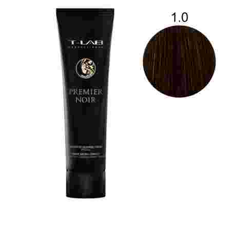 Крем-краска для волос T-LAB Professional Premier Noir 100 мл (1-0)