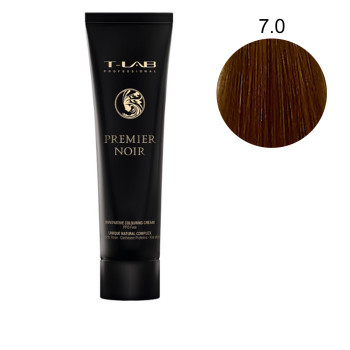 Крем-краска для волос T-LAB Professional Premier Noir 100 мл (7-0)