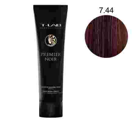Крем-краска для волос T-LAB Professional Premier Noir 100 мл (7-44)