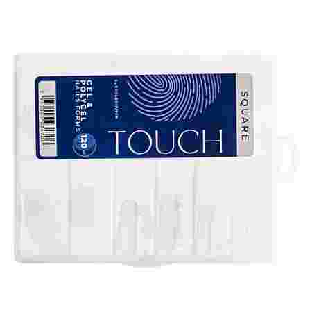 Типсы-формы верхние для наращивания ногтей Touch 120 шт (Square)