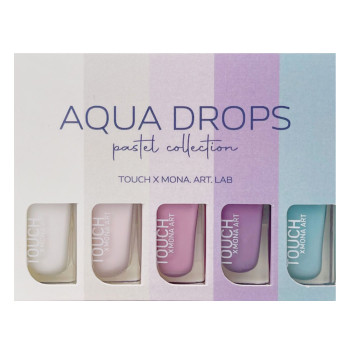 Набор акварельных капель Touch Aqua Drops pastel collection 5 ед