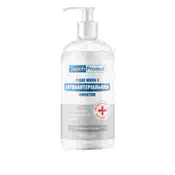 Мыло жидкое с антибактериальным эффектом Ионы-серебра-Д-пантенол Touch Protect 500 мл